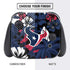 NFL Houston Texans Tropical Print Nintendo Switch Bundle Skin