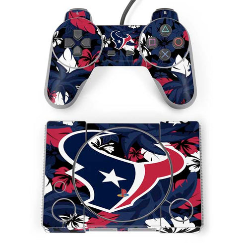 NFL Houston Texans Tropical Print PlayStation Classic Bundle Skin