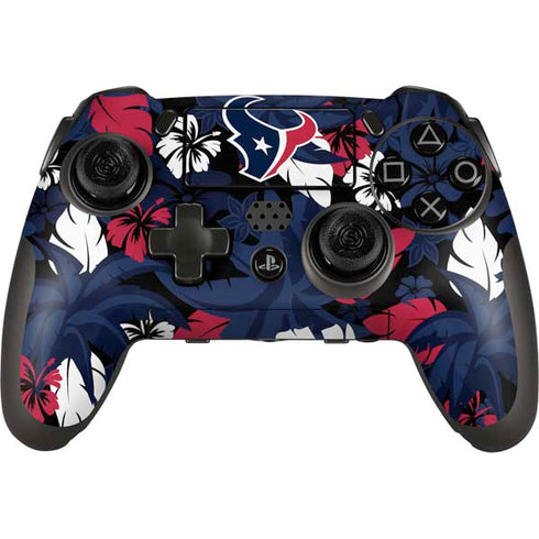 NFL Houston Texans Tropical Print PlayStation Scuf Vantage 2 Controller Skin