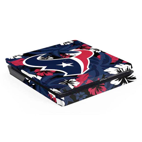 NFL Houston Texans Tropical Print PS4 Slim Skin