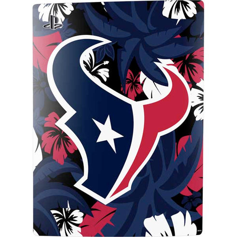 NFL Houston Texans Tropical Print PS5 Bundle Skin