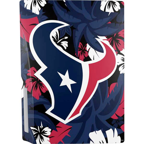 NFL Houston Texans Tropical Print PS5 Console Skin