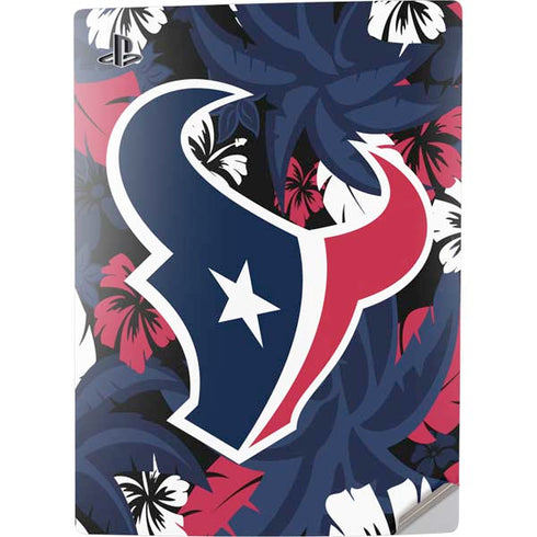 NFL Houston Texans Tropical Print PS5 Digital Edition Console Skin