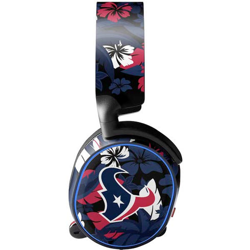 NFL Houston Texans Tropical Print SteelSeries Arctis 3 Skin