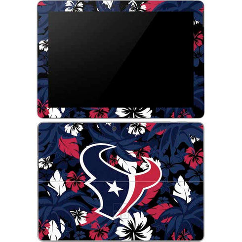 NFL Houston Texans Tropical Print Surface Go Skin