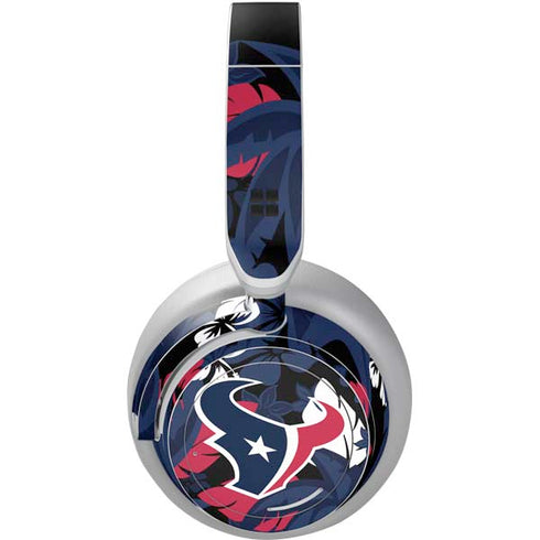 NFL Houston Texans Tropical Print Surface Headphones Skin