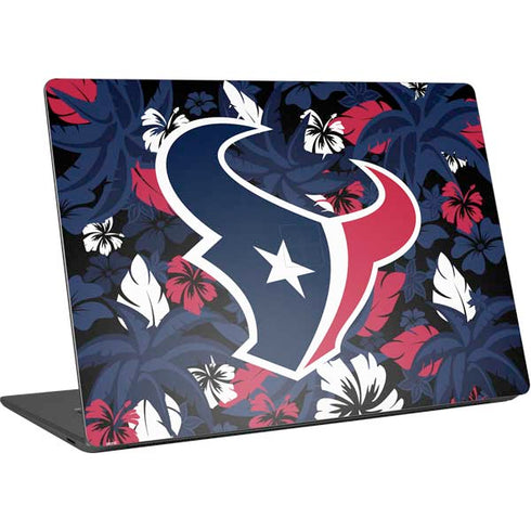 NFL Houston Texans Tropical Print Surface Laptop 4 15in Skin