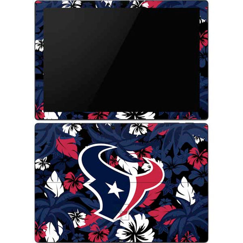 NFL Houston Texans Tropical Print Surface Pro 6 Skin