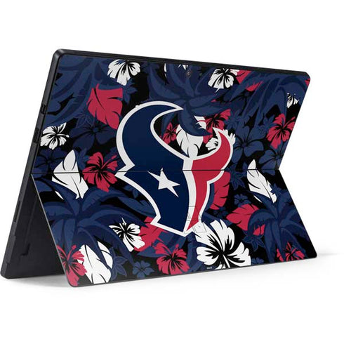 NFL Houston Texans Tropical Print Surface Pro 6 Skin