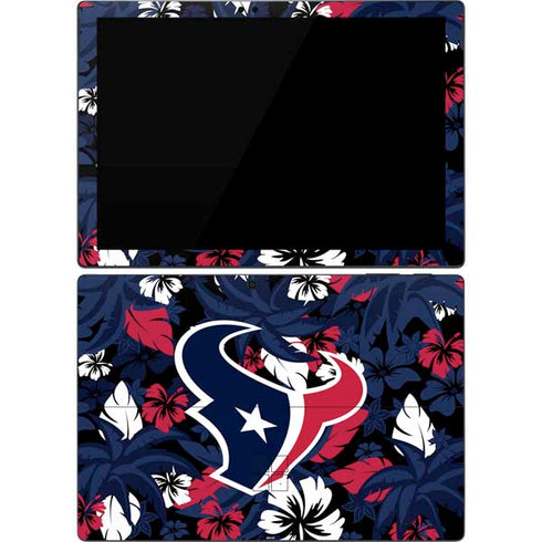 NFL Houston Texans Tropical Print Surface Pro 7 Skin