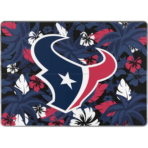 NFL Houston Texans Tropical Print Surface Pro 9 Skin