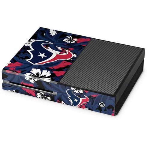 NFL Houston Texans Tropical Print Xbox One Console Skin
