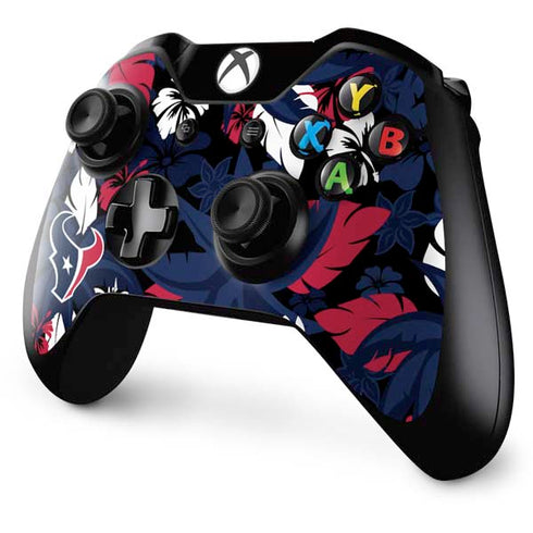NFL Houston Texans Tropical Print Xbox One Controller Skin