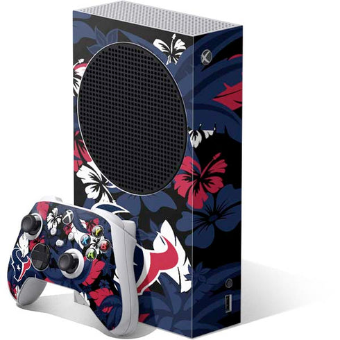 NFL Houston Texans Tropical Print Xbox Series S Skins