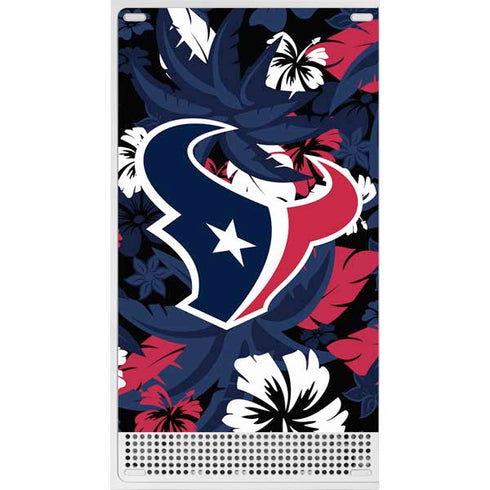 NFL Houston Texans Tropical Print Xbox Series S Skins