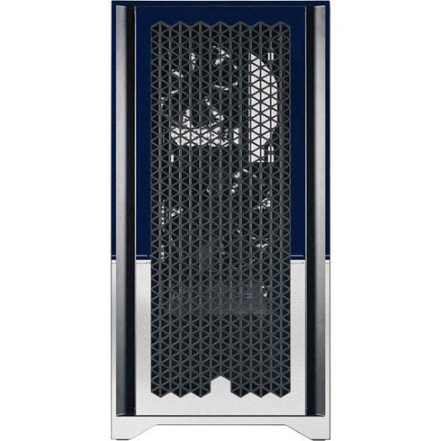 NFL Houston Texans White Striped Corsair 4000D Tempered Glass Mid-Tower ATX Case Skin