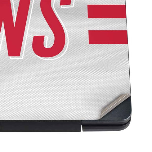 NFL Houston Texans White Striped Dell Vostro Skin