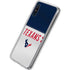 NFL Houston Texans White Striped Galaxy A10e Clear Case