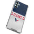 NFL Houston Texans White Striped Galaxy A13 5G Clear Case