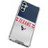 NFL Houston Texans White Striped Galaxy A14 5G Clear Case