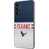 NFL Houston Texans White Striped Galaxy A14 5G Skin