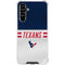 NFL Houston Texans White Striped Galaxy A54 5G Clear Case