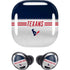 NFL Houston Texans White Striped Galaxy Buds Pro Skin