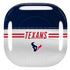 NFL Houston Texans White Striped Galaxy Buds Pro Skin