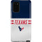 NFL Houston Texans White Striped Galaxy Note20 5G Pro Case