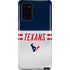 NFL Houston Texans White Striped Galaxy Note20 5G Pro Case