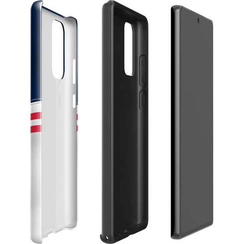 NFL Houston Texans White Striped Galaxy Note20 5G Pro Case