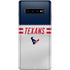 NFL Houston Texans White Striped Galaxy S10 Plus Skin