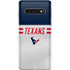 NFL Houston Texans White Striped Galaxy S10 Skin