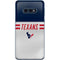 NFL Houston Texans White Striped Galaxy S10e Skin