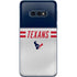 NFL Houston Texans White Striped Galaxy S10e Skin