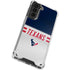 NFL Houston Texans White Striped Galaxy S21 5G Clear Case