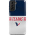 NFL Houston Texans White Striped Galaxy S21 Plus 5G Pro Case