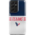 NFL Houston Texans White Striped Galaxy S21 Ultra 5G Pro Case