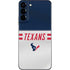 NFL Houston Texans White Striped Galaxy S22 Plus Skin