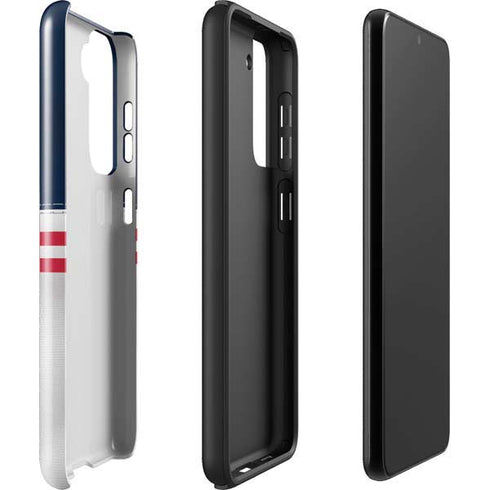 NFL Houston Texans White Striped Galaxy S22 Pro Case