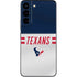 NFL Houston Texans White Striped Galaxy S22 Skin