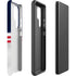 NFL Houston Texans White Striped Galaxy S22 Ultra Pro Case