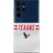 NFL Houston Texans White Striped Galaxy S22 Ultra Skin