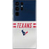 NFL Houston Texans White Striped Galaxy S22 Ultra Skin
