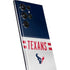 NFL Houston Texans White Striped Galaxy S22 Ultra Skin