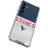 NFL Houston Texans White Striped Galaxy S23 FE Clear Case