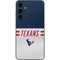 NFL Houston Texans White Striped Galaxy S23 FE Skin