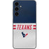 NFL Houston Texans White Striped Galaxy S23 FE Skin