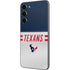 NFL Houston Texans White Striped Galaxy S23 Plus Skin