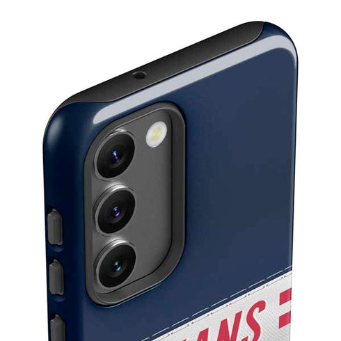 NFL Houston Texans White Striped Galaxy S23 Pro Case